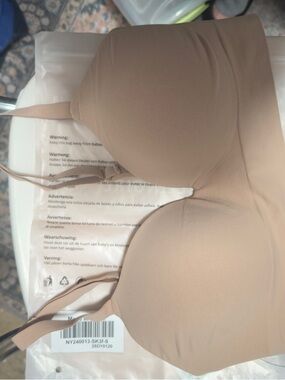 Feelingirl Wireless Push-Up Seamless Bra - Size Small